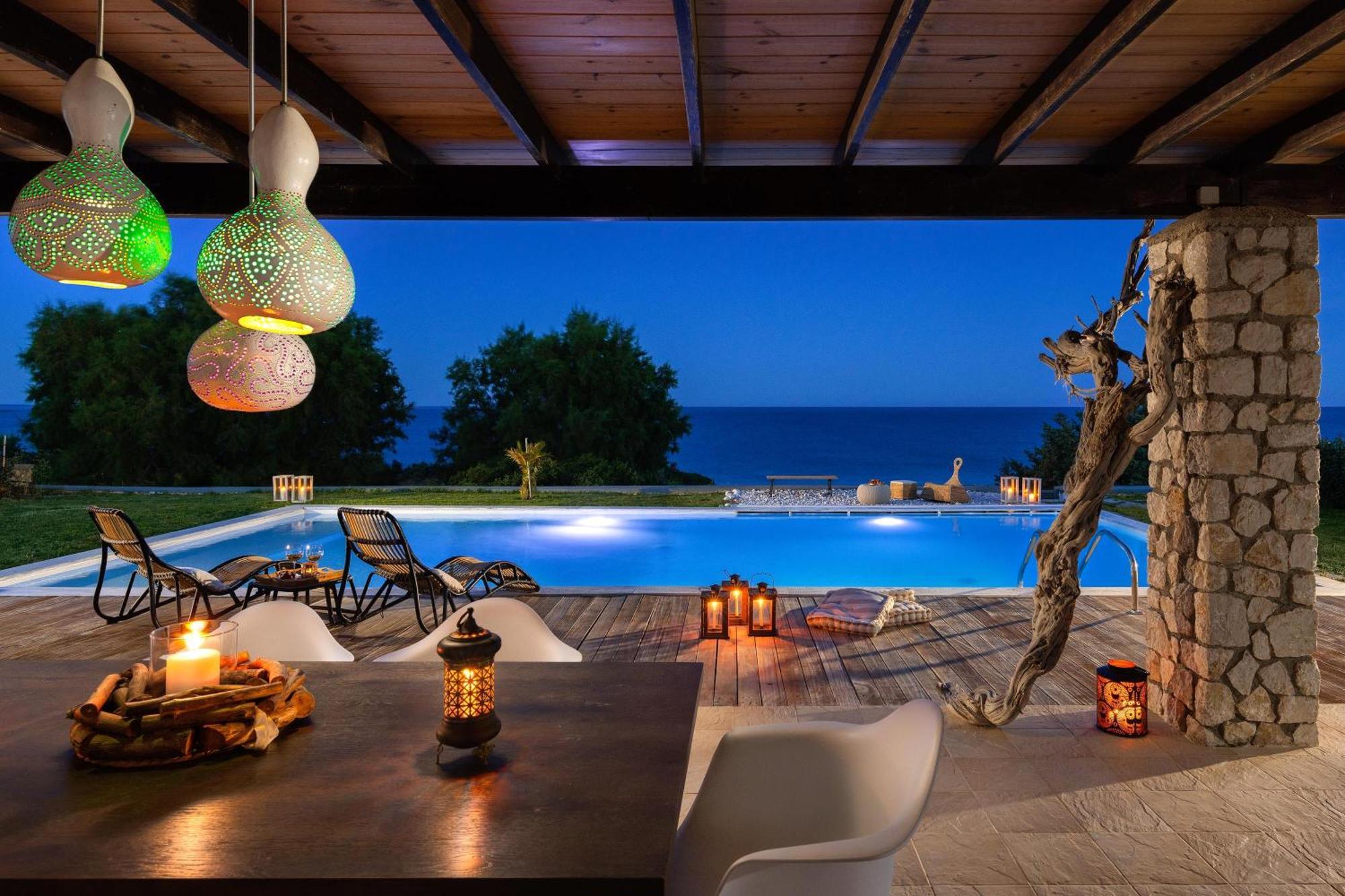 Villa Sevil Lakhaniá Exterior foto